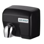 AIR-WOLF | Warmluft-Händetrockner Serie E Sensor Stahl schwarz (10-404)